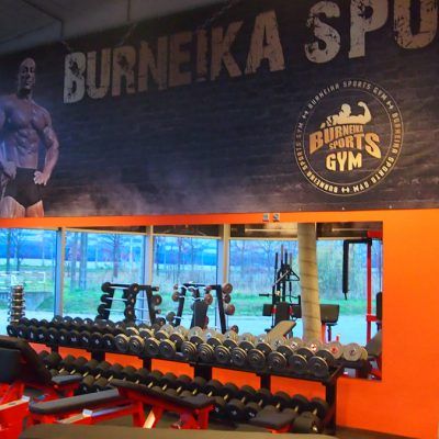 Kompleksowe oznakowanie punktu Burneika Sports Gym